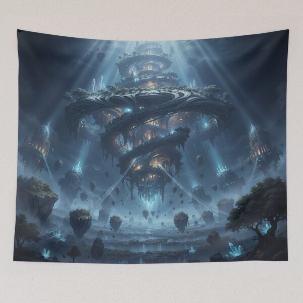 Item preview, The Ascendant Spire — A Floating World Built of Light and Silence designed and sold by KYOFRAME.