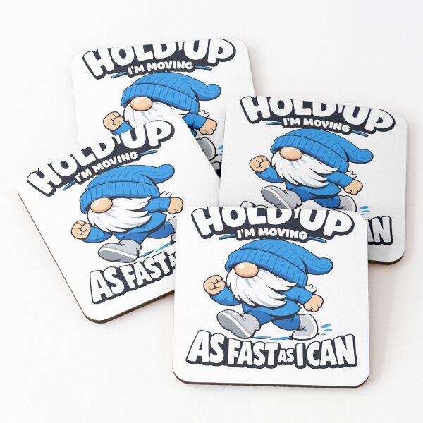 Artikelvorschau, Moment mal, ich bewege mich so schnell ich kann – Lustiges Gnome-Design entworfen und verkauft von PutagaShop.