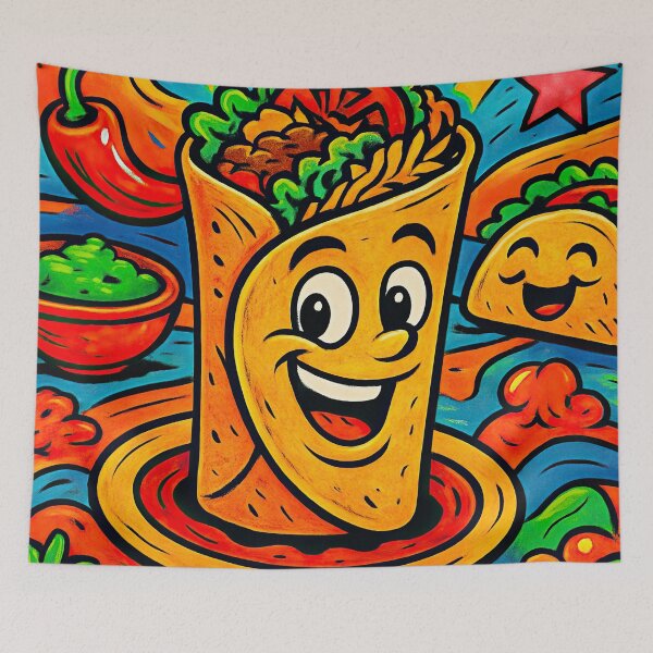 Item preview, burrito | Comics stylCartoone -  designed and sold by ComicsFactory.