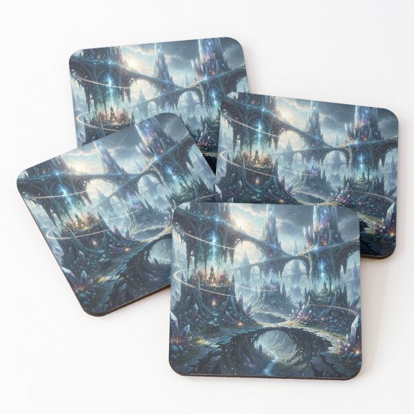 Item preview, The Crystal Passage — A Luminous World Between Realms designed and sold by KYOFRAME.