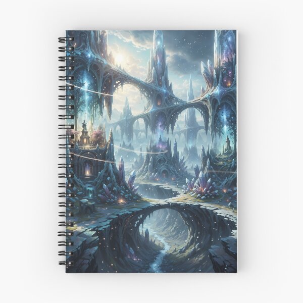 Item preview, The Crystal Passage — A Luminous World Between Realms designed and sold by KYOFRAME.