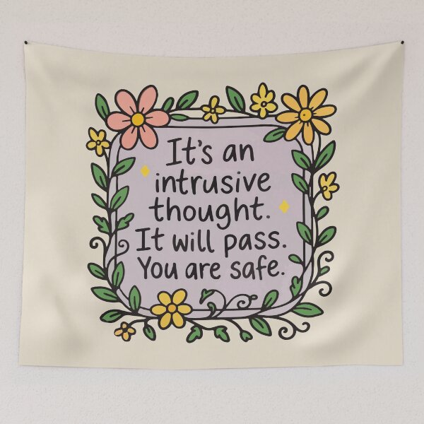 Item preview, It's an intrusive thought it will pass you are safe designed and sold by BrownHorse90s.