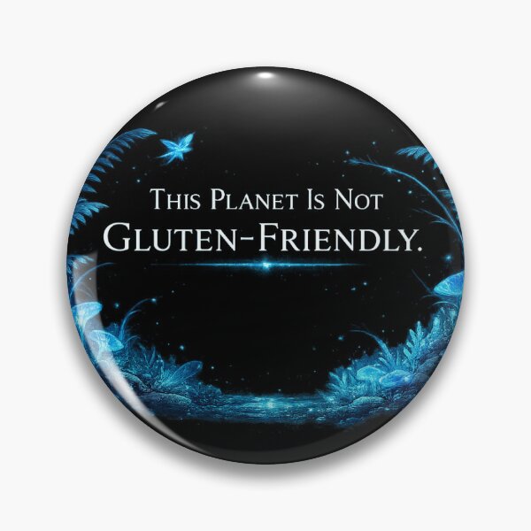 Item preview, This Planet Is Not Gluten-Friendly – Blue Sci-Fi Parody | Gluten Free Humour designed and sold by My Gluten Free Life UK.