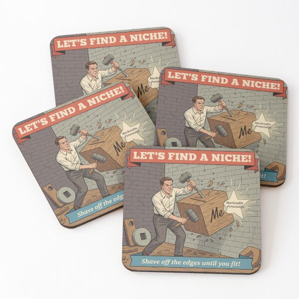Item preview, Let’s Find a Niche - Marketable Personality Satire designed and sold by Vantage Print Co..
