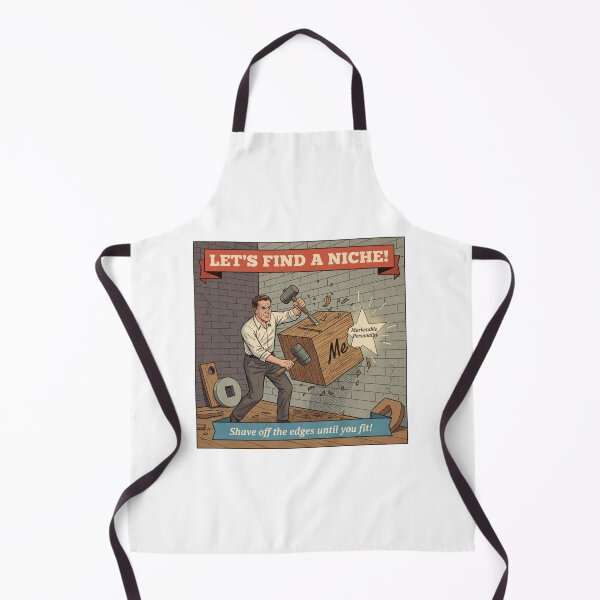 Item preview, Let’s Find a Niche - Marketable Personality Satire designed and sold by Vantage Print Co..