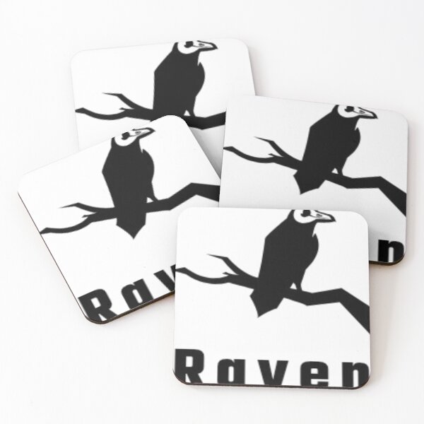 Item preview, Minimalist Raven Crow Branch Sketch Art designed and sold by Warrior Wear .