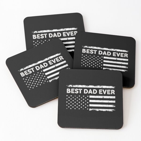 Item preview, Best Dad Ever Patriotic American Flag Father Quote Gift designed and sold by flagylART.