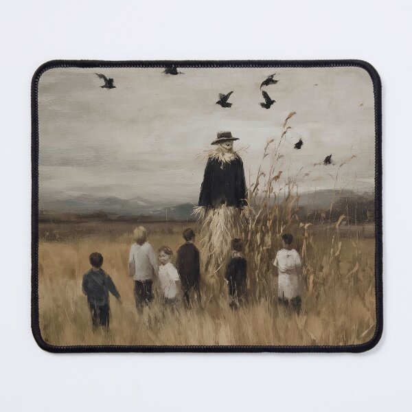 Item preview, Children and Scarecrow in Field designed and sold by lautir.