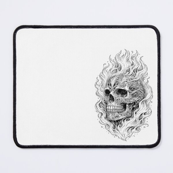 Item preview, black skull designed and sold by PaperDolita.
