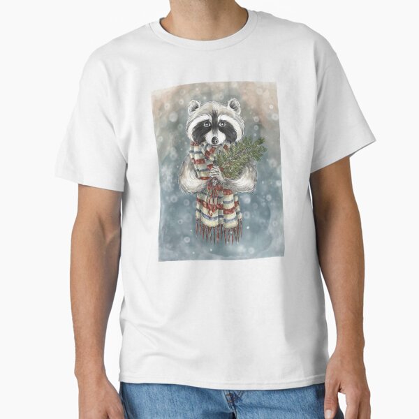 Holiday Raccoon Classic T-Shirt