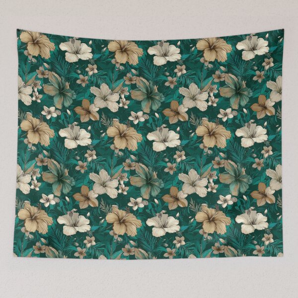 Item preview, Charming Tropical Floral Texture  - Botanical Garden Pattern  - Gifts For Husband designed and sold by RoyalStarsPatts.