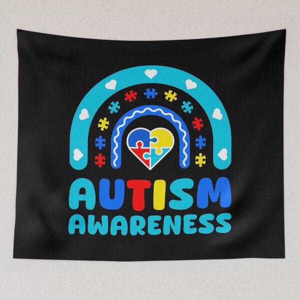 Item preview, Autism awareness boho rainbow  designed and sold by TashaVector.