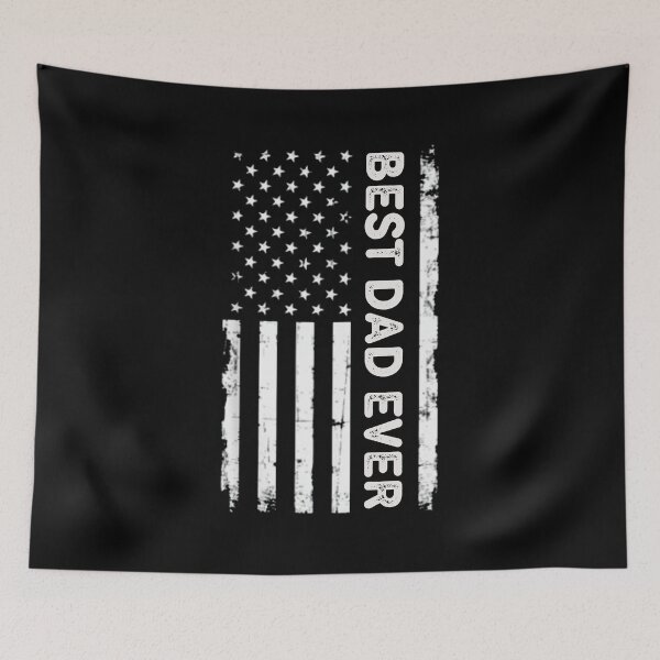 Item preview, Best Dad Ever Patriotic American Flag Father Quote Gift designed and sold by flagylART.