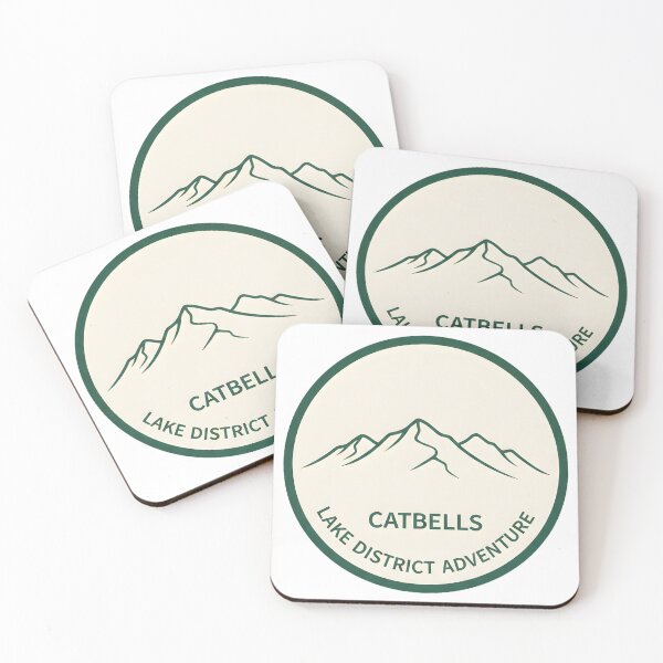 Item preview, Catbells Minimal Badge – Lake District Adventure Circle Design designed and sold by KivaroArt.
