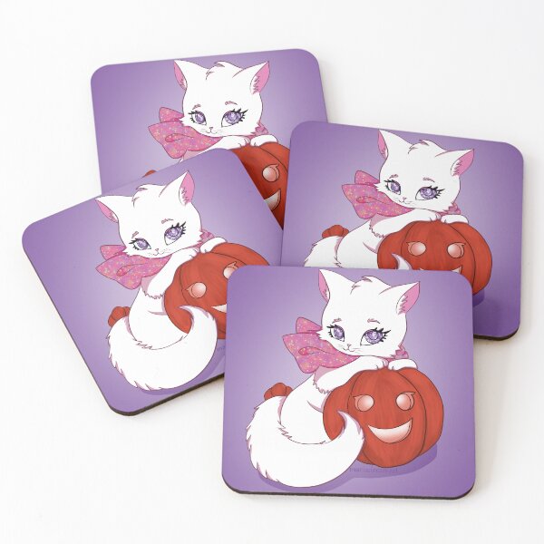 Item preview, Helloween cat designed and sold by "mariadreamart".