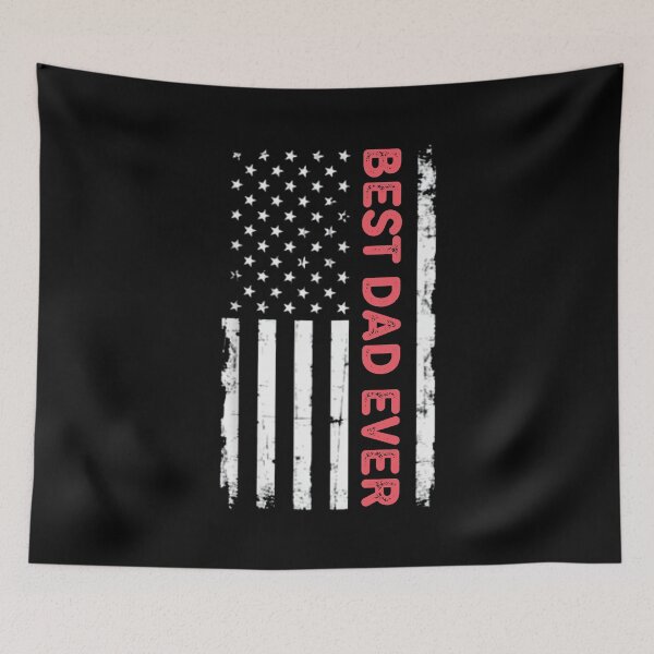Item preview, Best Dad Ever Patriotic American Flag Vertical Quote Gift designed and sold by flagylART.