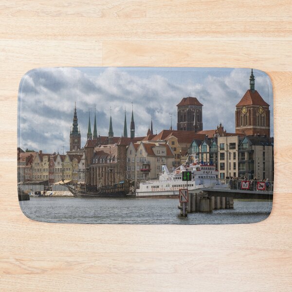 Item preview, View of the Gdansk riverside in Poland designed and sold by WorldScenery.