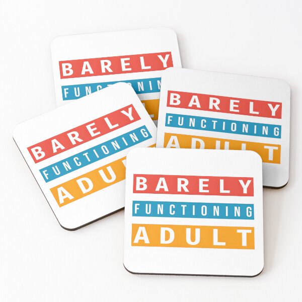 Item preview, Barely Functioning Adult designed and sold by BaneStyles.
