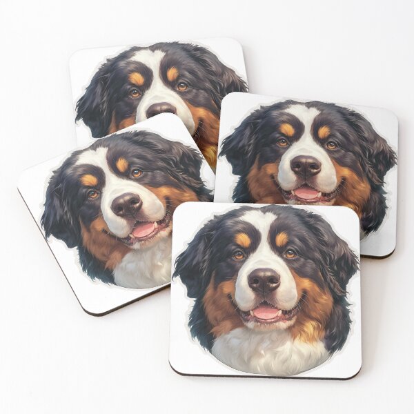 Item preview, Bernese Mountain Dog Portrait designed and sold by SMARTKIT  DESIGNAGENCY.