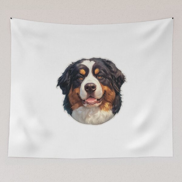 Item preview, Bernese Mountain Dog Portrait designed and sold by SMARTKIT  DESIGNAGENCY.