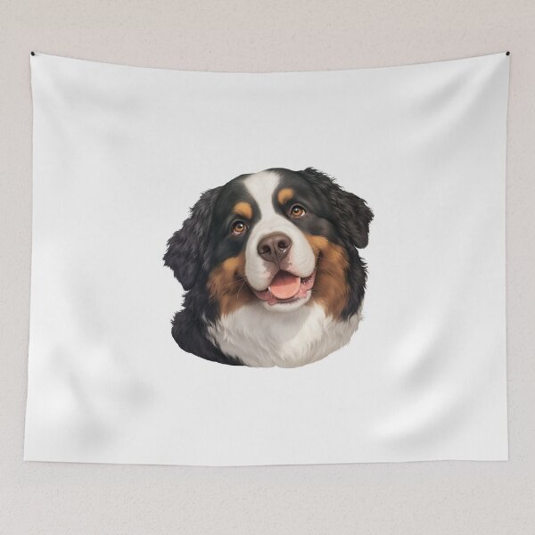 Item preview, Bernese Mountain Dog Portrait designed and sold by SMARTKIT  DESIGNAGENCY.