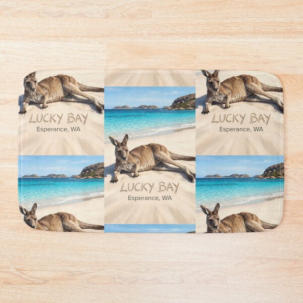 Item preview, Lucky Bay Esperance - Kangaroo on the Whitest Sand Beach Art designed and sold by Digital Dreams Arts.