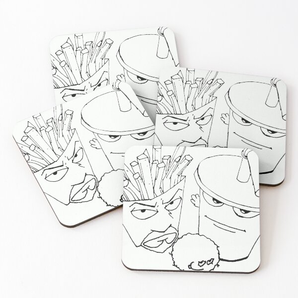 Item preview, Frylock, Master Shake, and Meatwad designed and sold by Chad's Fresh Art.