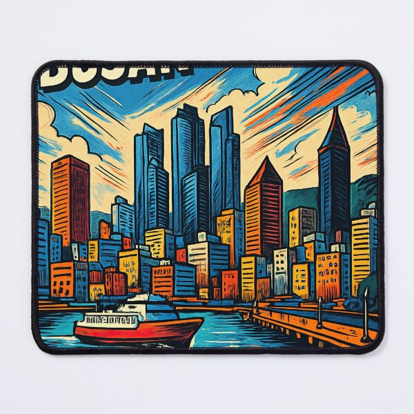 Item preview, busan, city | Comics stylCartoone -  designed and sold by ComicsFactory.