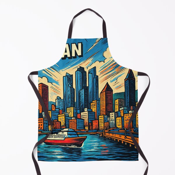 Item preview, busan, city | Comics stylCartoone - designed and sold by ComicsFactory.