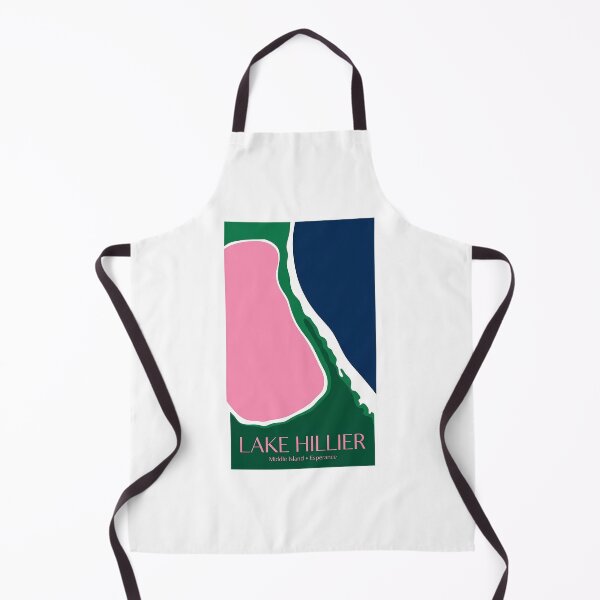Item preview, Lake Hillier Pink Lake - Minimalist Aerial View Art designed and sold by Digital Dreams Arts.