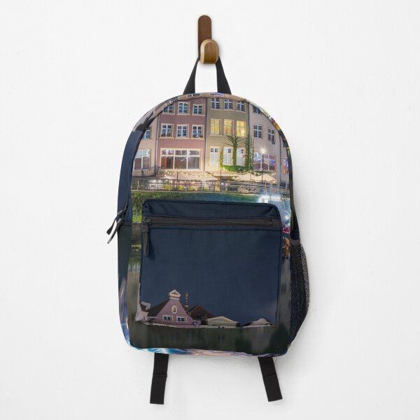 Item preview, Old Town Gdansk at night in Poland designed and sold by WorldScenery.