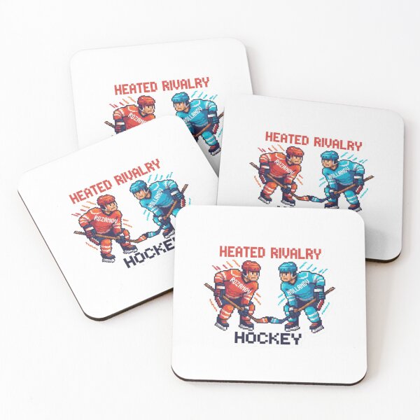 Item preview, Heated Rivalry Hockey – Retro Pixel Art Ice Hockey Sticker | Classic Sports Gamer Style designed and sold by Gurjeetpixelart.