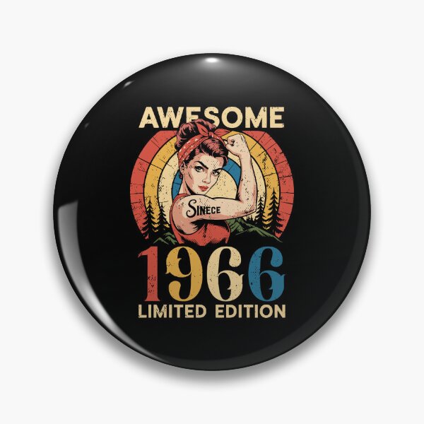 Item preview, Awesome Since 1966 Vintage 60th Women's Bday    designed and sold by Y-Vibes.