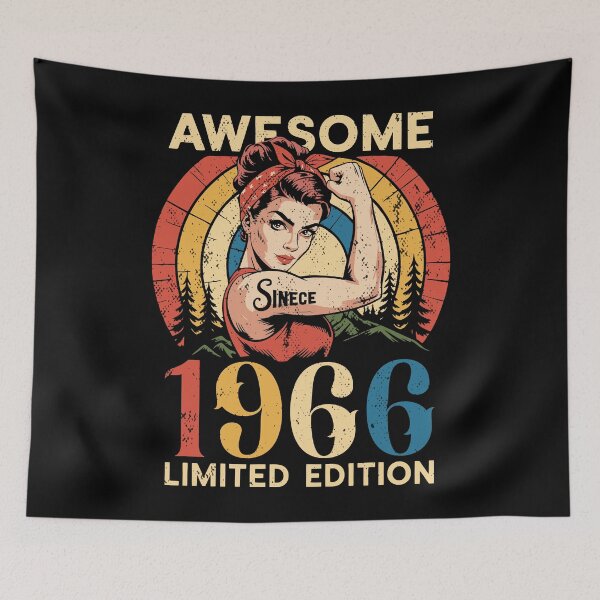 Item preview, Awesome Since 1966 Vintage 60th Women's Bday    designed and sold by Y-Vibes.