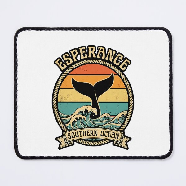 Item preview, Esperance Whale Tail - Vintage Southern Ocean Badge Art designed and sold by Digital Dreams Arts.