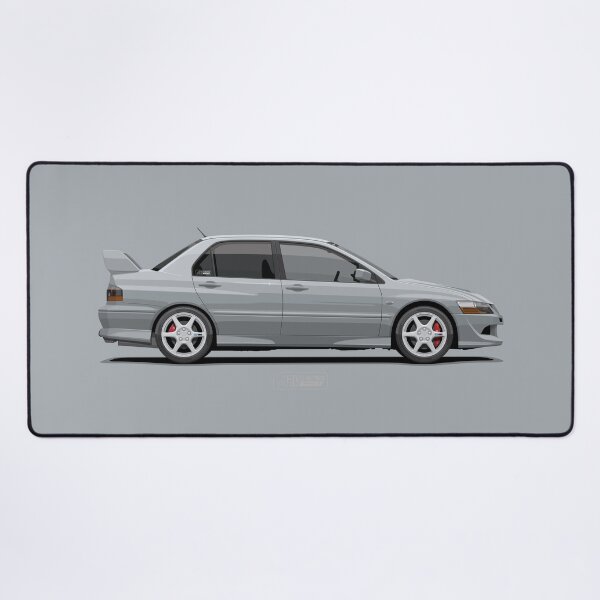 Item preview, Evo VIII Apex Silver – JDM Sports Car Illustration designed and sold by ARVwerks.