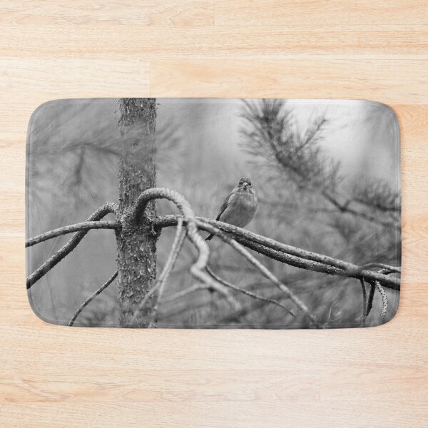 Item preview, On the pine. Greenfinch bw designed and sold by Jouko Lehto Photography.