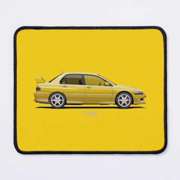 Item preview, Evo VIII Lightning Yellow – JDM Sports Car Illustration designed and sold by ARVwerks.