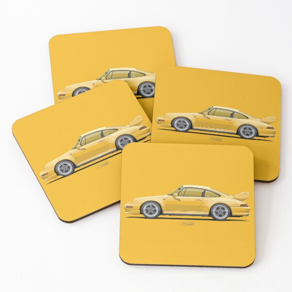 Item preview, 993 GT2 Classic Sports Car Speed Yellow designed and sold by ARVwerks.
