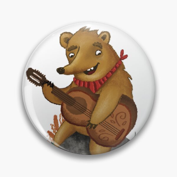 Item preview, The guitar sounds cheerful with Mr. Bear. designed and sold by amatita.