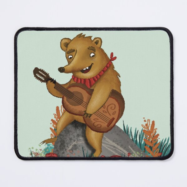 Item preview, The guitar sounds cheerful with Mr. Bear. designed and sold by amatita.