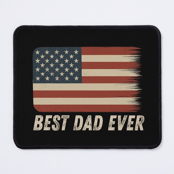 Item preview, Best Dad Ever Patriotic American Flag Father Quote Gift designed and sold by flagylART.