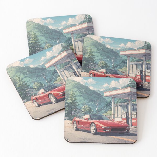 Item preview, NSX JDM Mountain Road Retro Anime designed and sold by RCStoreUy.