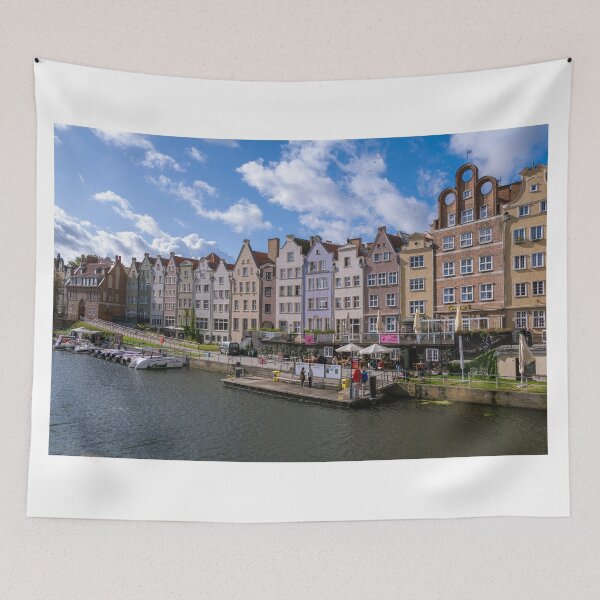 Item preview, Riverside view of Gdansk old town in Poland designed and sold by WorldScenery.