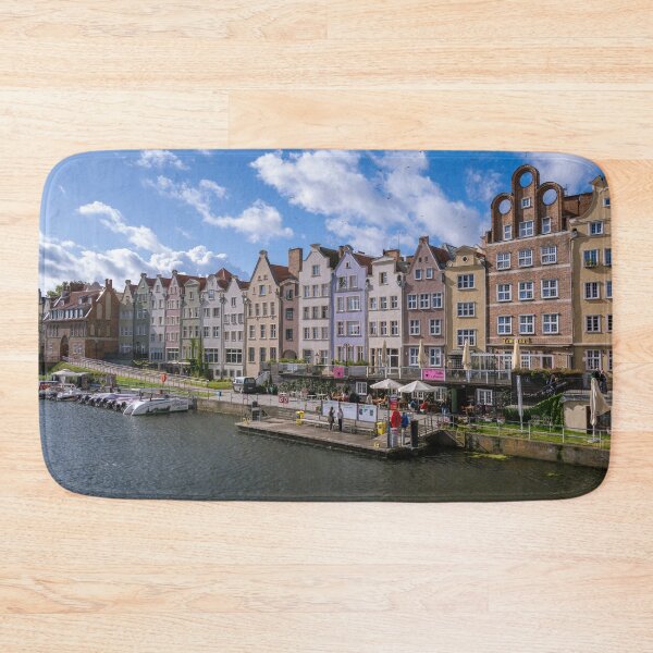 Item preview, Riverside view of Gdansk old town in Poland designed and sold by WorldScenery.
