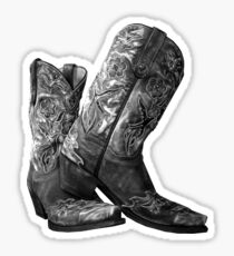 Knockout Cowgirl Boots Sticker