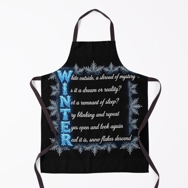 Item preview, Winter's Mystery - Snowflake Poem designed and sold by Rhyme & Rag.