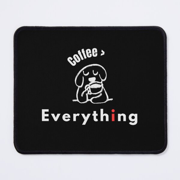 Item preview, Coffee Over Everything – Funny Coffee Quote Minimal Design - Minimal designed and sold by MK-Charlie.