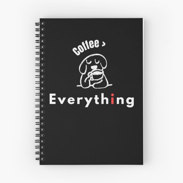 Item preview, Coffee Over Everything – Funny Coffee Quote Minimal Design - Minimal designed and sold by MK-Charlie.