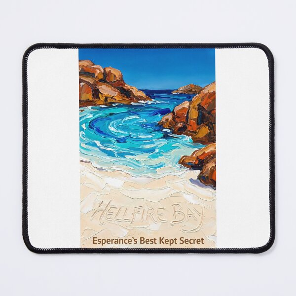 Item preview, Hellfire Bay Esperance - Impasto Style Blue Seascape Art designed and sold by Digital Dreams Arts.